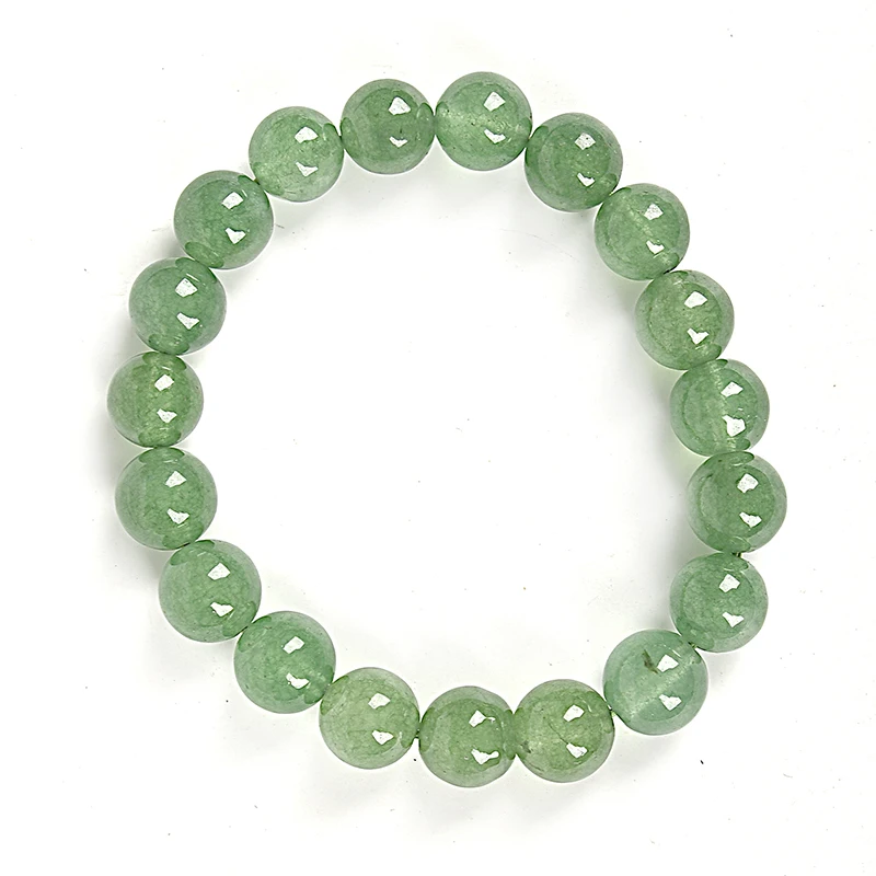 

Dong ling jasper Bracelet have 10 MM Spherical jasper beads and Synthesis Emerald green color match.