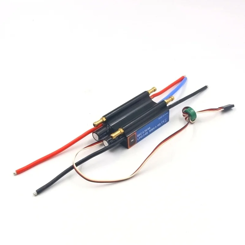 RC boat 50A ESC with water cooling system 2-6S BEC 5.5V / 4A RC boat 50A ESC with water cooling system 2-6S BEC 5.5V / 4A