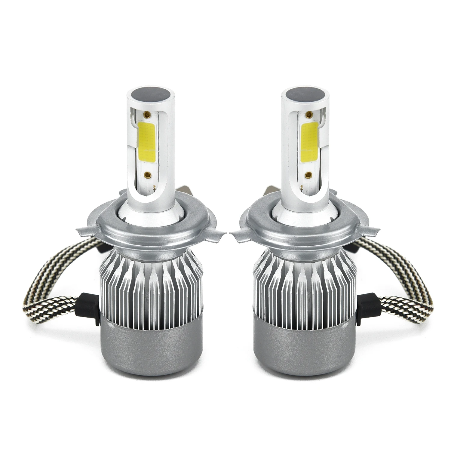 2 шт. 95*34 мм H4 9003 H10 200 W 20000LM Hi/короче спереди и длиннее сзади) 6000 K 360 градусов Автомобильный светодиодный фары для багажник автомобиля внедорожник головного света