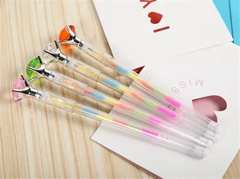 

Diamond Crystal Rainbow Gel Pen Cute School Gel Pen For Students Kids Christmas Gift 200 pcs Mixed