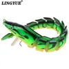 LINGYUE-leurre méné rigide coulant queue de poisson, appât artificiel artificiel idéal pour la pêche au bar, wobbler, 230mm/46g, 1 unité ► Photo 1/6