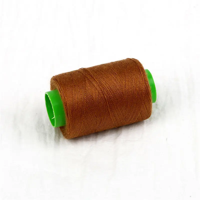 Серебро полиэстер машинная вышивка швейные нитки для ручного шитья Ремесло патч рулевое колесо поставки Прямая поставка - Цвет: Camel