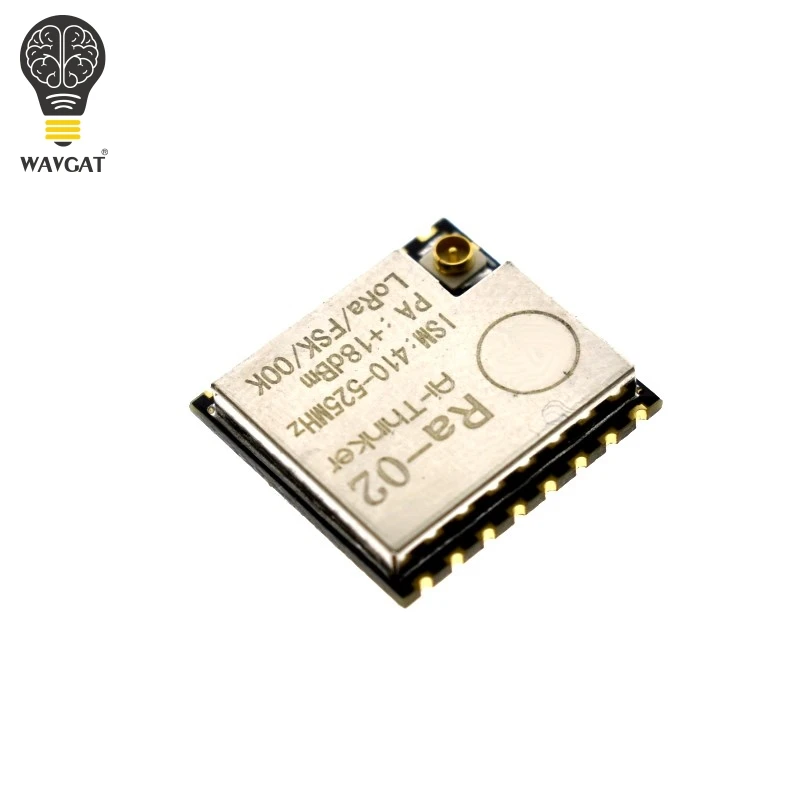 WAVGAT Ra-02 LoRa SX1278 433 м 10 км беспроводной модуль передачи спектра IPEX Разъем DIY комплект для SPI GPIO интерфейс