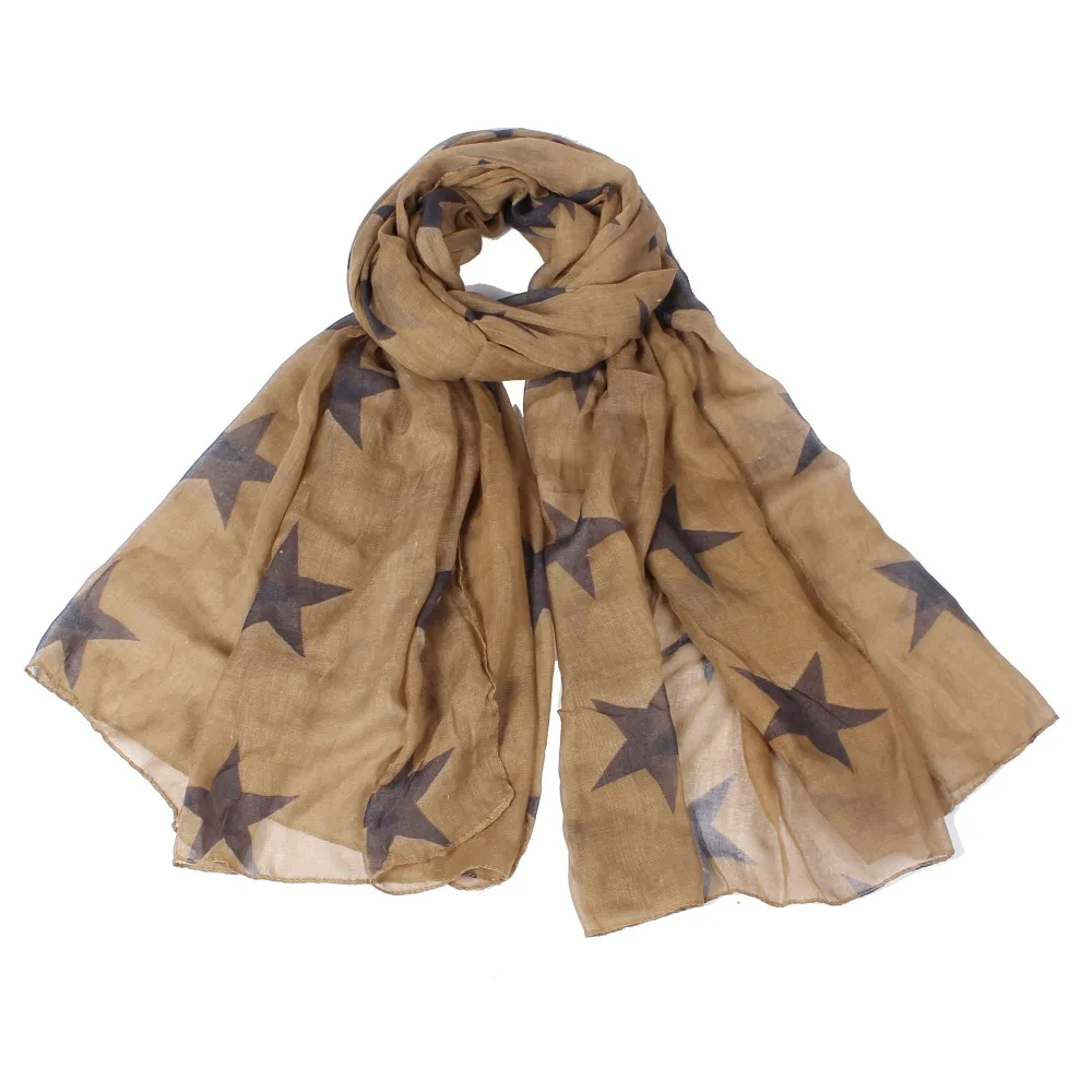 green star scarf for women