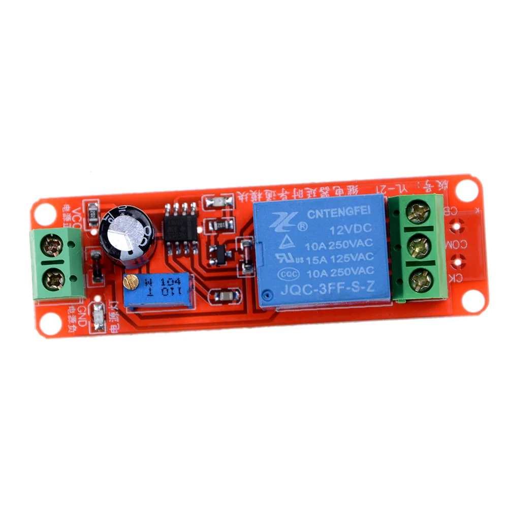 

NE555 0~10S Adjustable Module DC 12V Delay Relay Shield Timer Switch