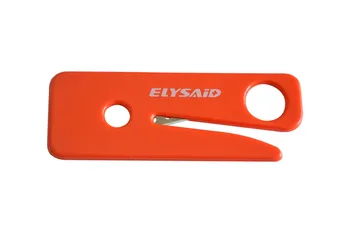 

12Pcs Plastic Mini Orange Safety Knife Seat Belt Scissors Guarded Cutter Blade A handy Sword
