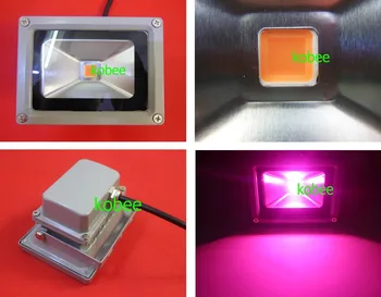 

10W DC12V 85-265V High Power led grow light full spectrum 380nm-840nm LED Floodlight for hydroponics