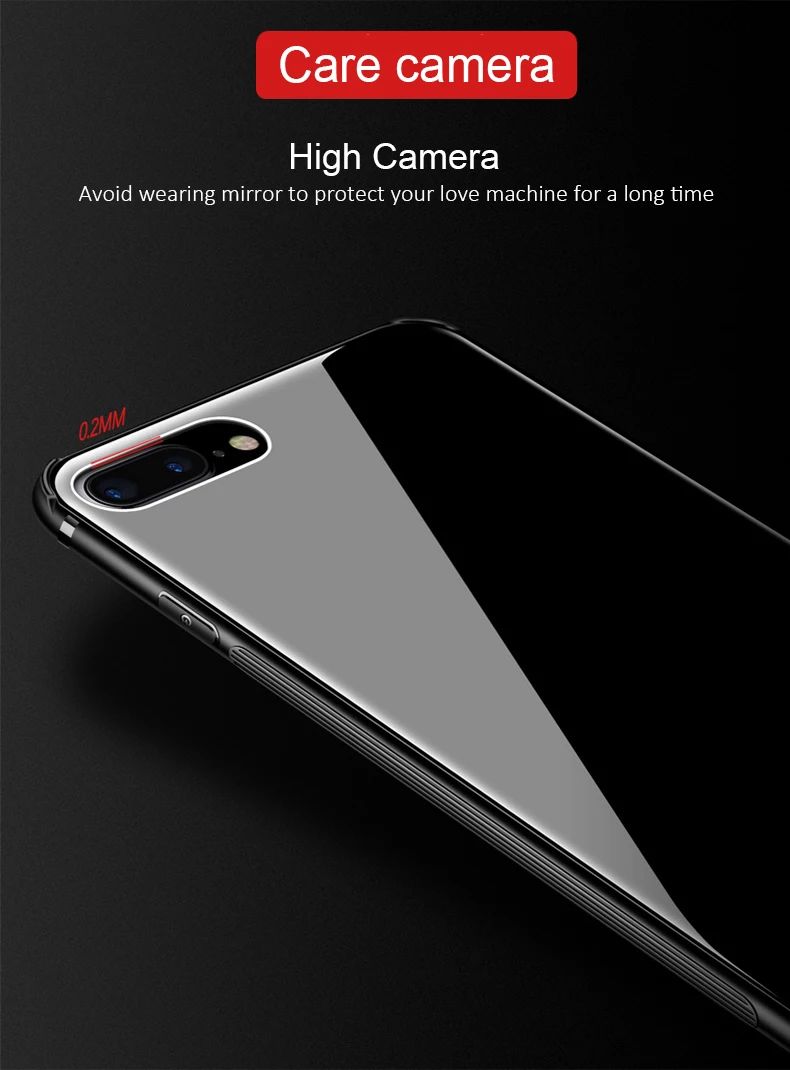 Tempered Glass For Iphone XS Max XR X 8 7 Plus Solid Color Luxury Case Cover Soft TPU Edge Case For Iphone 7 6S 6 Coque