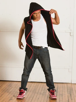 

Male Street Dance Dance Wear Costume Vest Trousers Suit Stage Costume