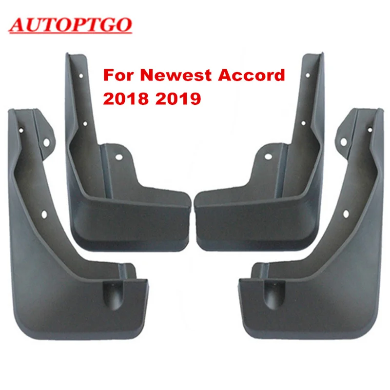 

For Newest 2018 2019 Honda Accord Mudguard Mudflaps Splash Proof Mud Guard Mud Flaps Fender With Screws Kits Set of 4Pcs
