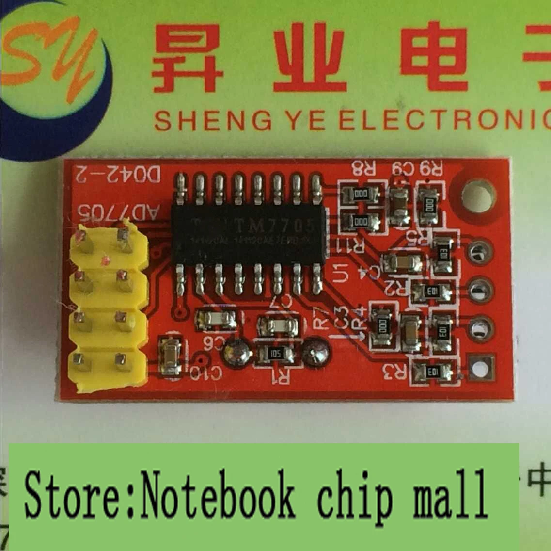 

Free shipping 5pcs/lot AD7705 Dual 16-bit ADC data acquisition module SPI interface programmable input gain TM7705 new original
