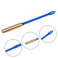 1 шт. рыболовная стучка палка ловля рыбы синяя ручка медная голова рыболовный инструмент рыболовные снасти аксессуары