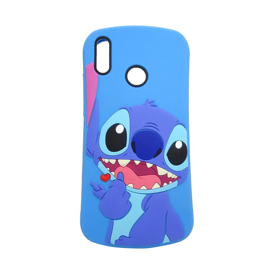 

Case for huawei Y9 2019 Case Cover Huawei enjoy 9 plus Cartoon Small waist Stitch soft Silicone Back Cover Fundas for Y9 2019