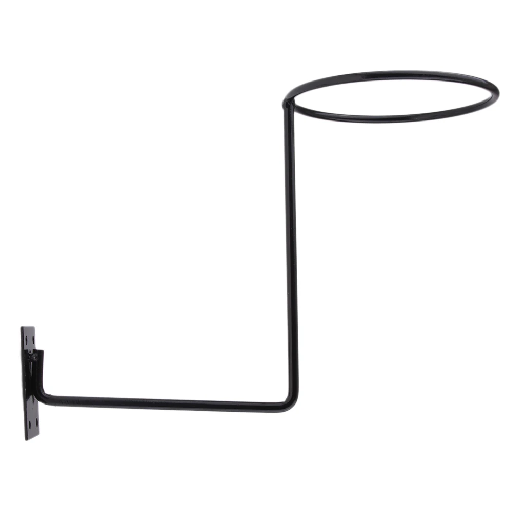 Helmet Hanger Wall Mount Display Rack Helmet Storage Holder Hanger Black