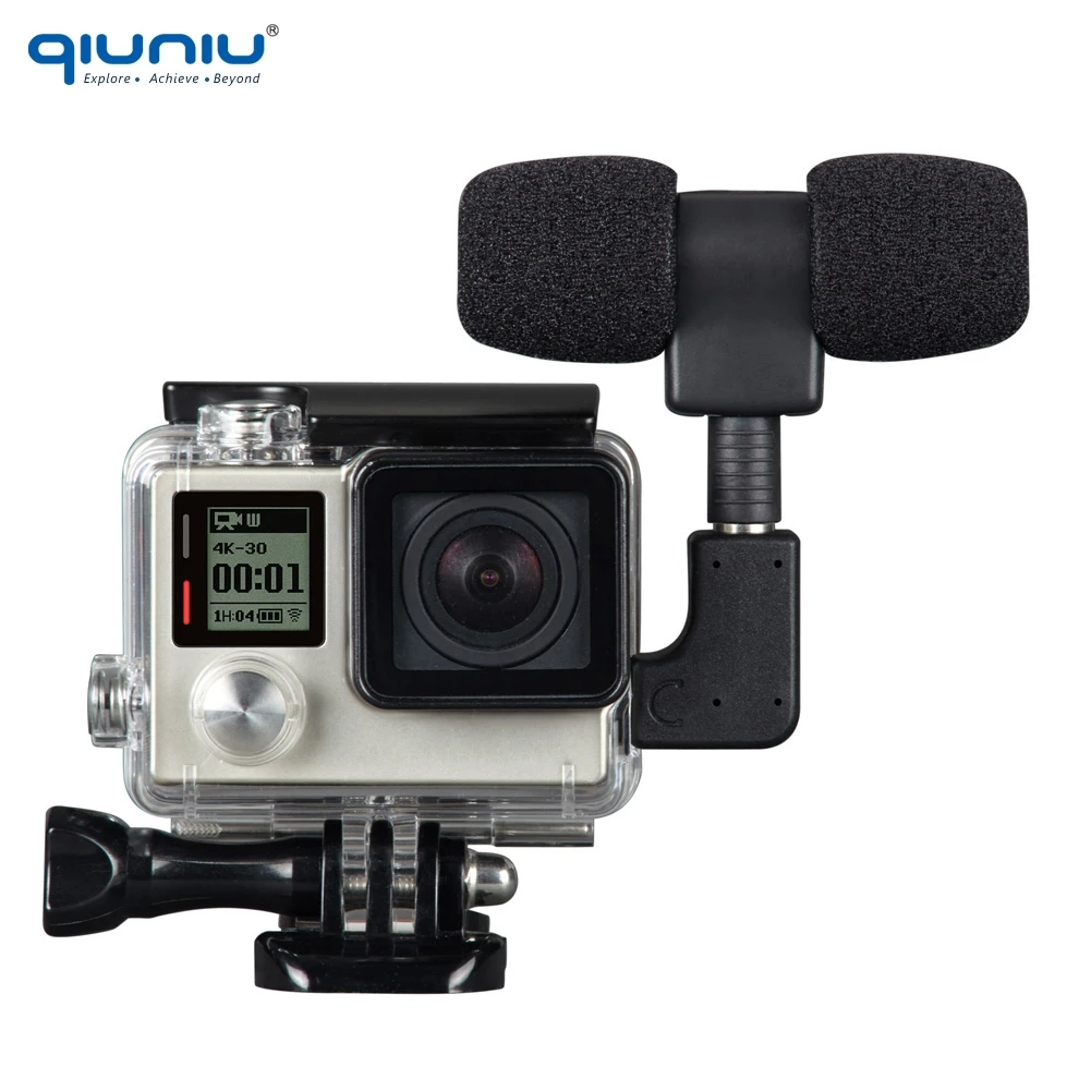 QIUNIU For GoPro Accessories Skeleton Side Open Protective Housing Case
