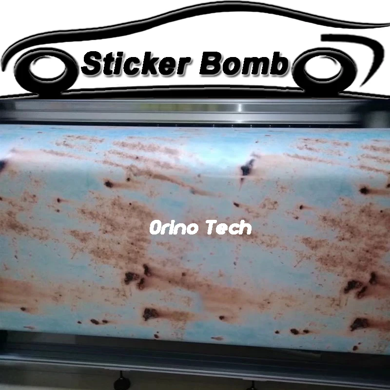 

Наклейка Bomb ржавый камуфляж виниловая пленка с воздушным пузырьком для автомобиля мотоцикла лодки