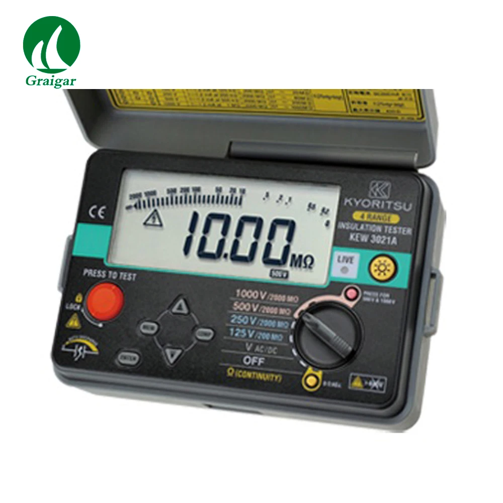 

Kyoritsu 3021A Digital Insulation / Continuity Testers A New Upgraded Replace of 3021