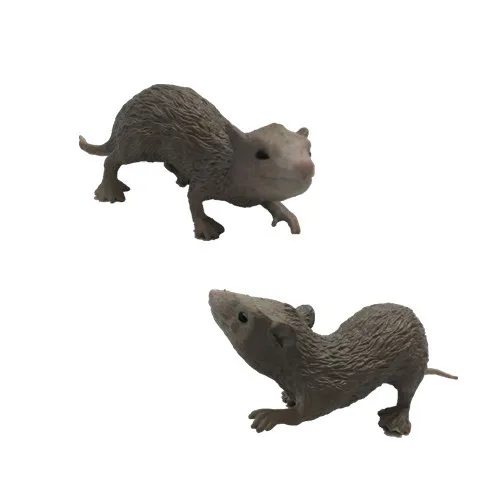 Gray Mouse RAT Model Excellent Collectible Animal Figure SImulation Toy