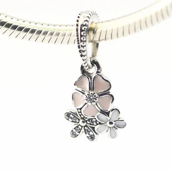 

Fandola Bead 100% Genuine 925 Sterling Silver Poetic Blooms Pendant Charm Fits Women Charms Bracelet Beads for Jewelry Making