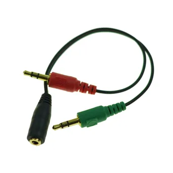 

AUX Cable 3.5mm Splitter 2 Male to 1 Female Audio cable Jack Metal 3.5 mm for IPhone Car Headphone For couples