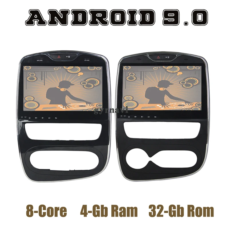 

10.1" IPS Android 9.0 Car GPS Radio Player for Renault Clio 2017 2018 with PX5 4+32GB Auto Stereo Multimedia Headunit