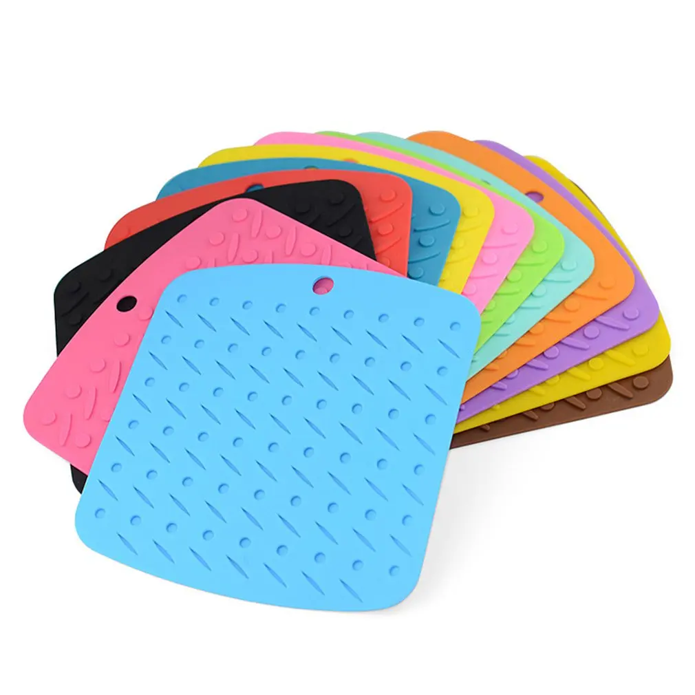 

Thick Silicone Insulation Meal Pad Bowl Pan Cup Pad Kitchen Waterproof And Environmentally Friendly Non-Slip Soft