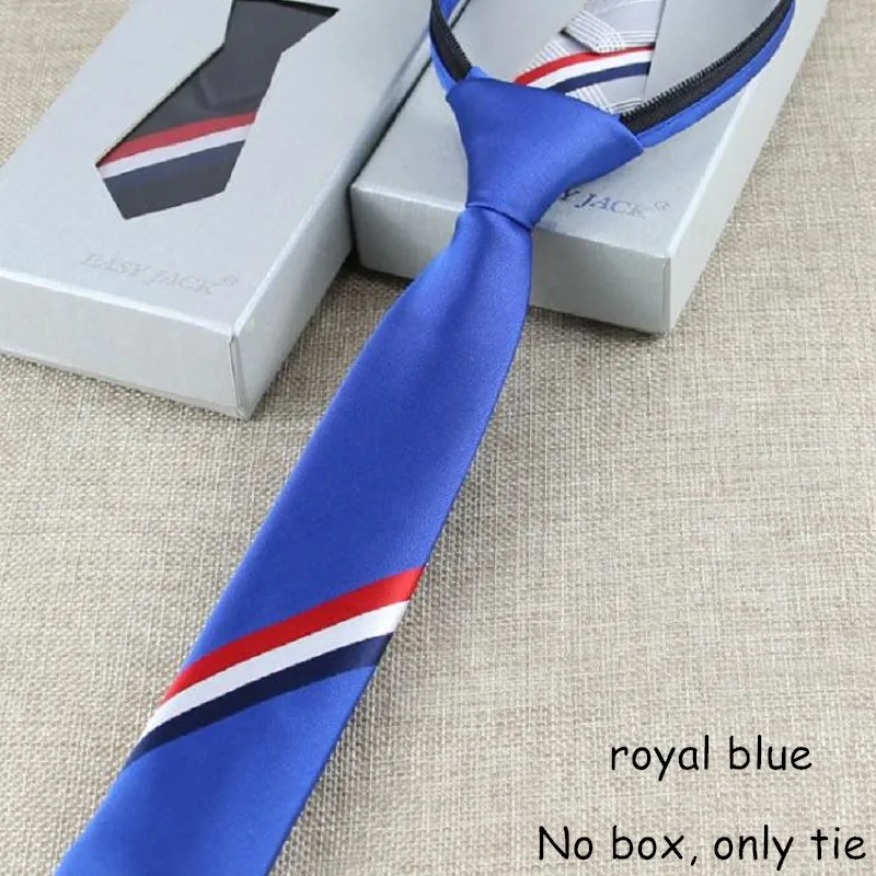 Мужской галстук на молнии, галстук для ленивых, длина 50 см, три цвета, полосатый галстук на молнии, галстук на шею, деловой галстук для отдыха