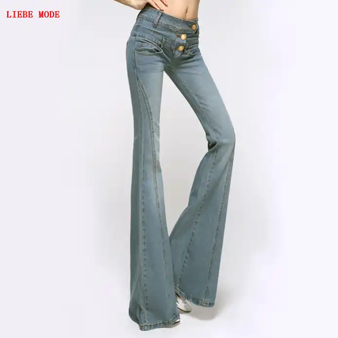skinny bell bottom jeans