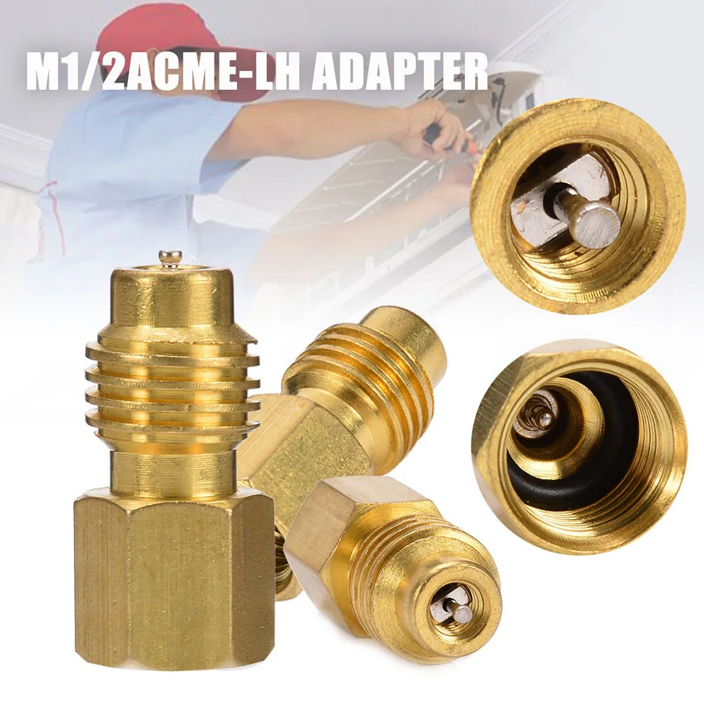 

Do Promotion! R134A Vacuum Pump Adapter Connection Valve Conversion 1/4 SAE Converted to 1/2ACME