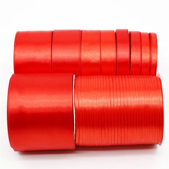 red satin ribbon 1