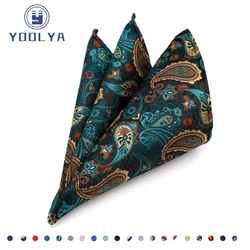 Luxury Men's Silk Handkerchief Hanky Man Paisley Floral Jacquard Woven Pocket Square 25*25cm For Business Wedding Party Luxury Men's Silk Handkerchief Hanky Man Paisley Floral Jacquard Woven Pocket Square 25*25cm For Business Wedding Party