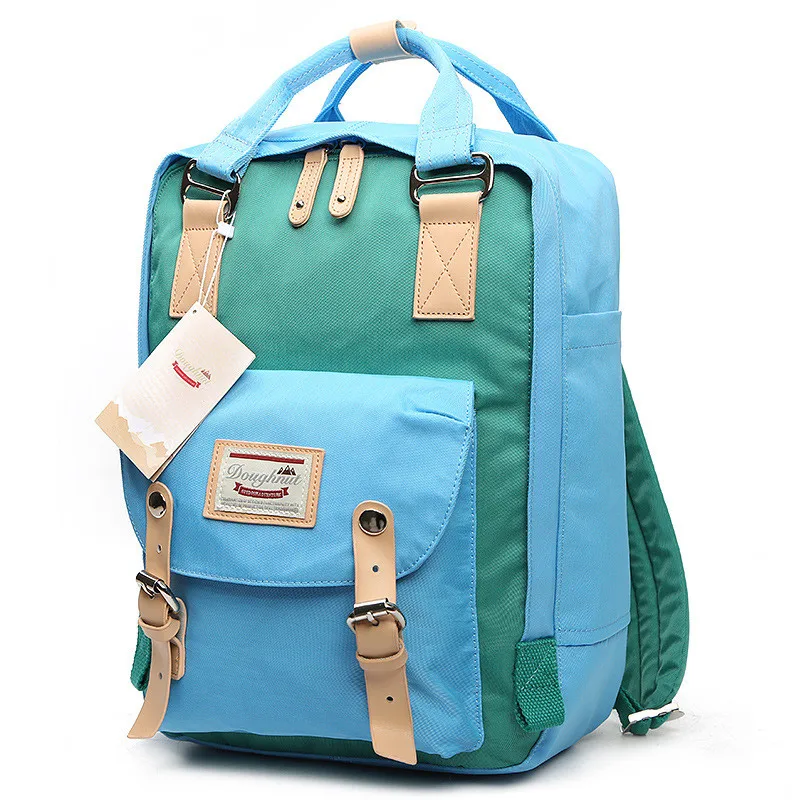 New Arrival Patchwork Multi-colors Zipper Polyester Fashion Mommy Bags Female Make Up Double Shoulder Storage Backpack14
