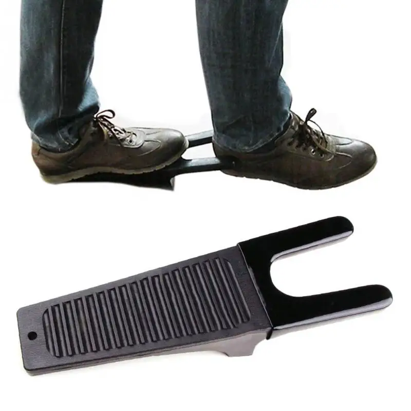 

1Pc Black Boot Jack Puller Shoe Foot Scraper Cleaner Remover Camping Outdoor Tool