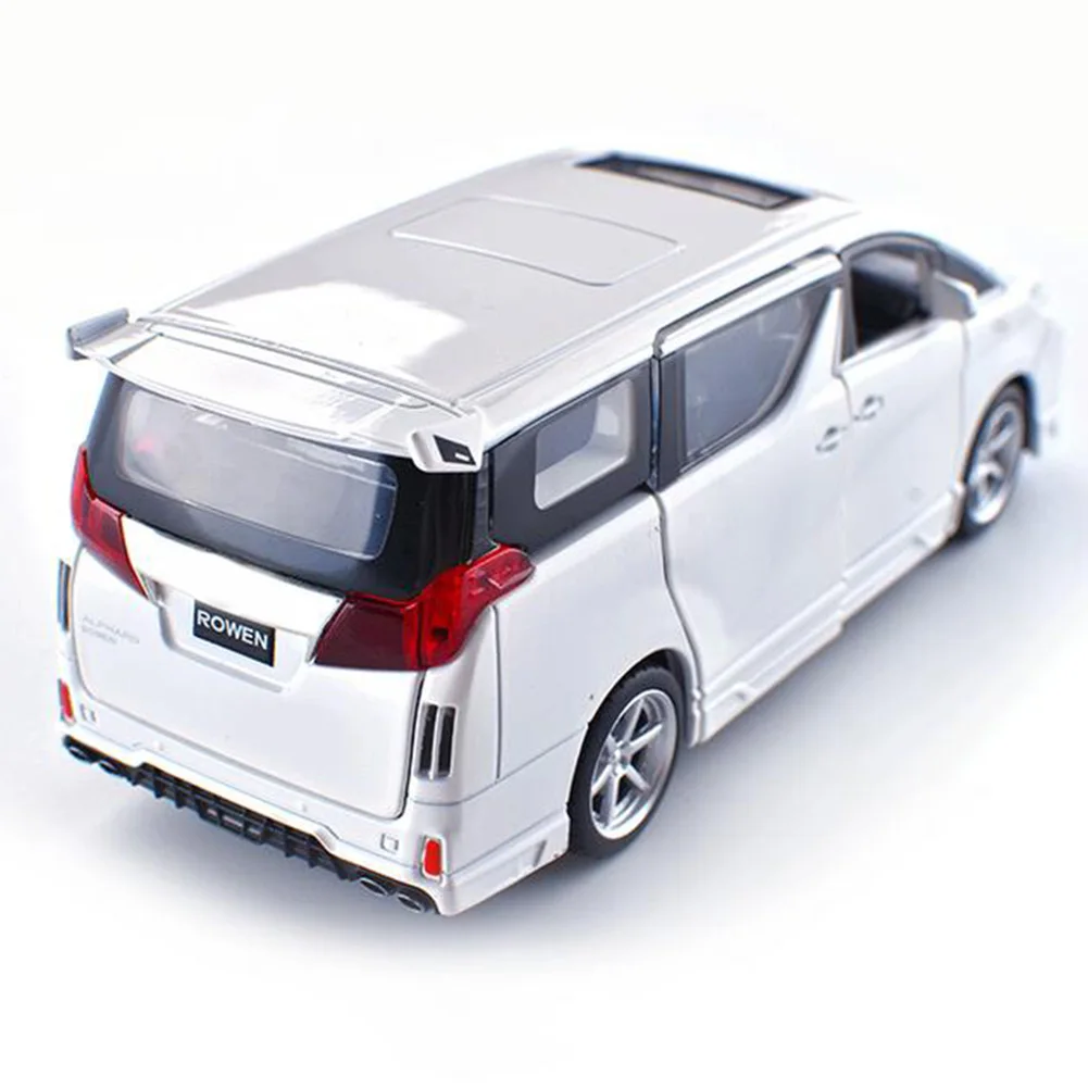 1/32 мини литья под давлением оттяните назад автомобиль для Toyota Alphard модель с легкой музыкальной игрушкой