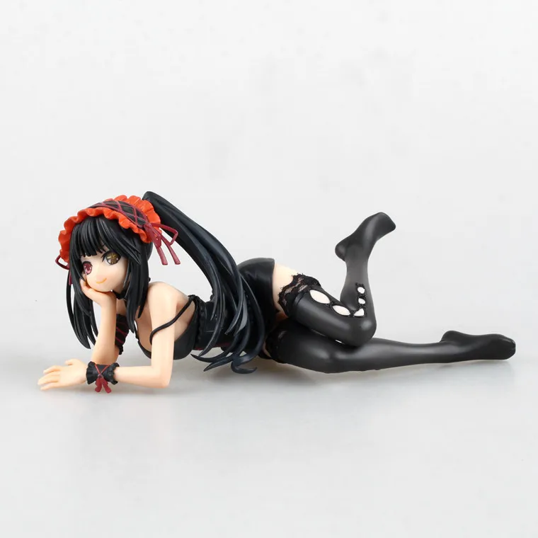 

Anime Date A Live Tokisaki Kurumi Nightmare Sleeping Position Ver PVC Action Figure Collectible Model doll toy 20cm