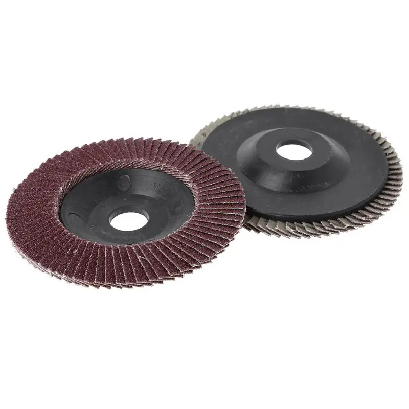 10Pcs 100mm/4inch Flap Disc Polishing Pad Plate Sander Paper Sanding Disk Grinding Wheel Abrasive Tools Grit 80