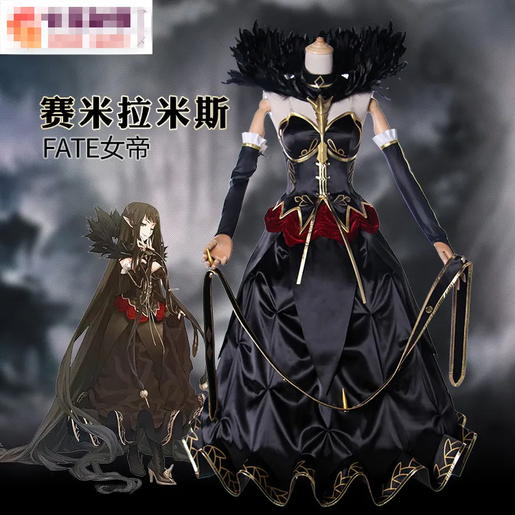 

Anime! Fate Apocrypha Semiramis Poison Gothic Lolita Dress Uniform Cosplay Costume For Women Free Shipping