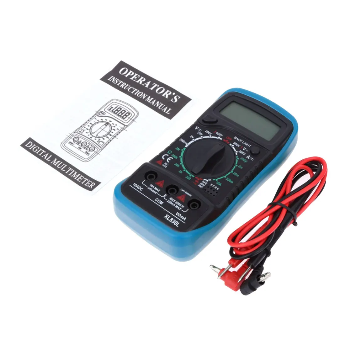 

LCD Digital Multimeter Current Voltage Resistance Transistor hFE Multimetro Multitester Medidor Dijital Multimetre