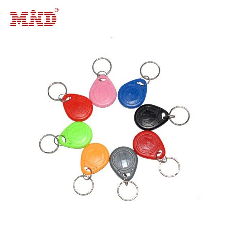 100pcs 125Khz EM4100 chip Tags ID Card Key Chain Access for RFID reader keypad access control system | Безопасность и защита