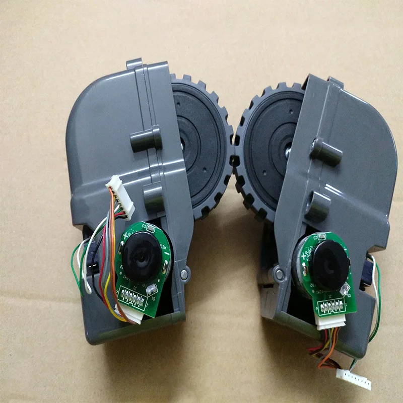 robo aspirador de po acessorios rodas esquerda 01