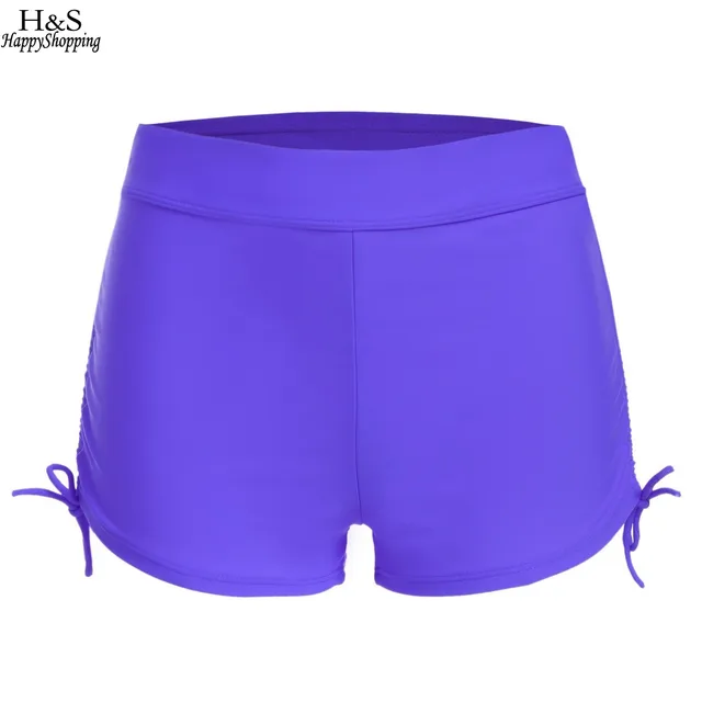 brand 2017 Summer Women Swimming pants Swim Boyshorts sexy Solid Swim