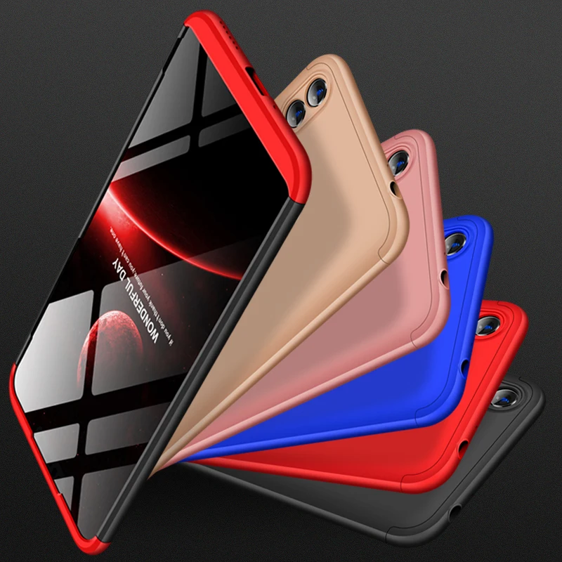 Чехол для Huawei Honor 8C чехол с полным покрытием на 360 градусов гибридный ударопрочный