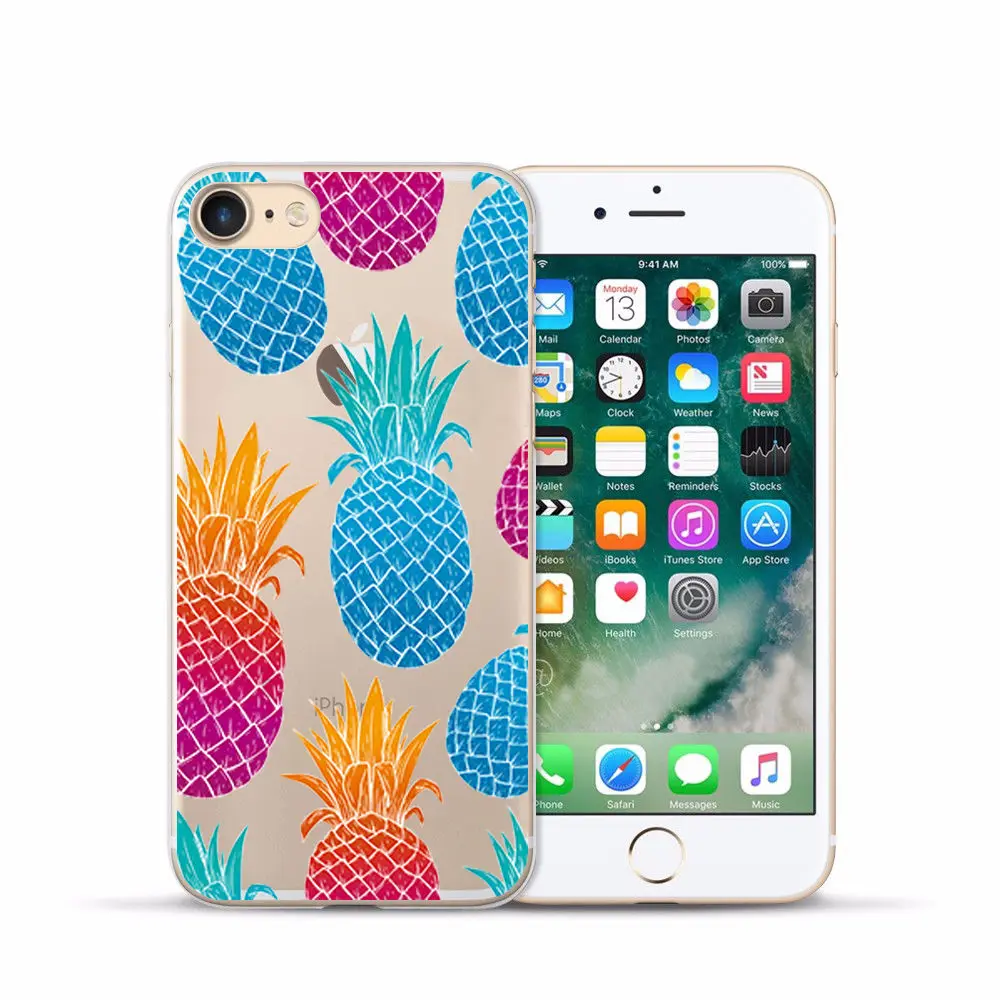 Transparent Silicone Case for Iphone 7 Soft TPU Cover for Iphone 4S 5C 5S SE for Iphone 6s 6 PLUS 7 8 plus X XS XR XS MAX Fundas (13)