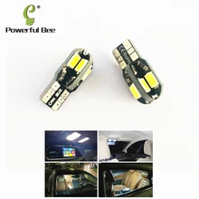 

2 x T10/w5w 8SMD 4W white warm white ice blue led car dome reading luggage compartment lights bulb lamp for Peugeot 206 207