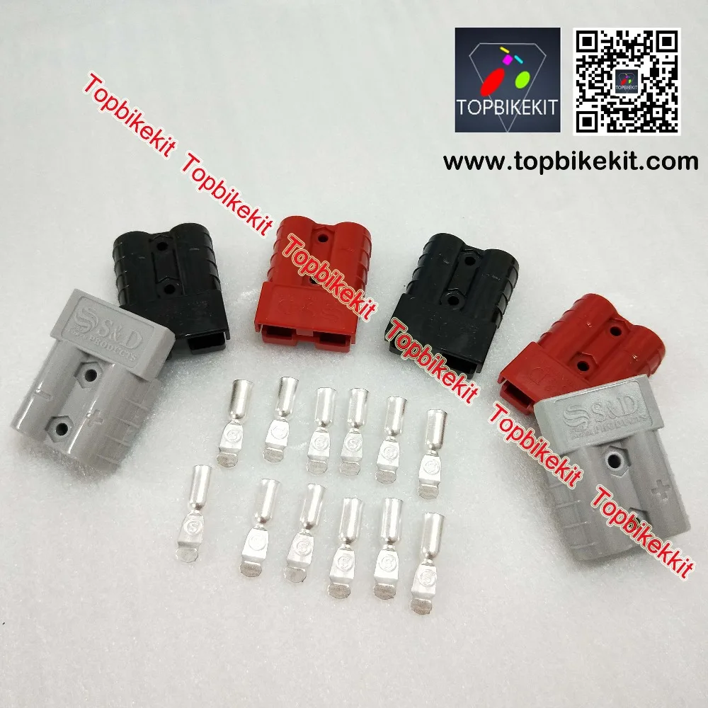 6pcs(2black+2gery+2red) Anderson-50A-connector-SG50A-SB50A-Power-Connector-for-battery-for-charger (8)