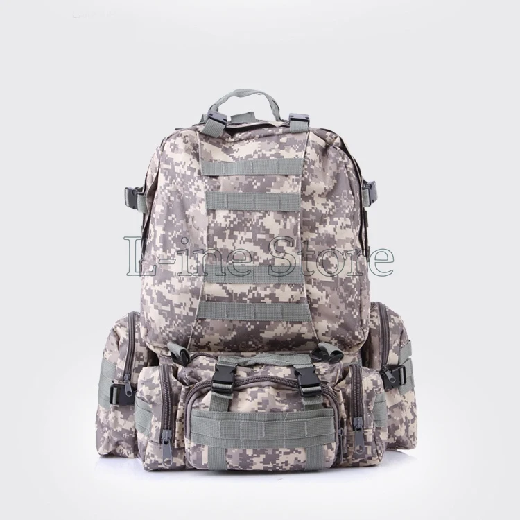 50L ACU CP Камуфляжный тактический рюкзак рюкзаки для спорта на открытом воздухе