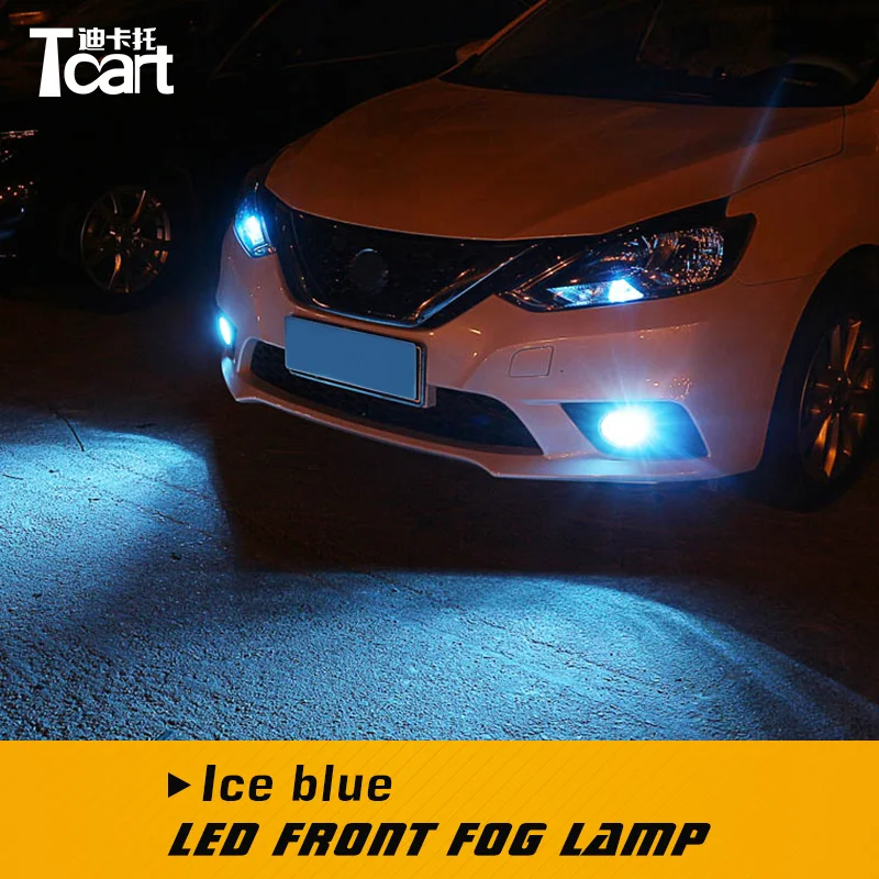 

Tcart Car H8 H9 H11 LED Fog Light Bulbs Auto Driving Lamps For Nissan sentra b17 2012 2013 2014 2015 2018 car accessories