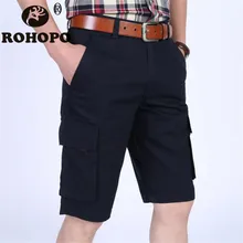 44 42 плюс размер мужские хлопковые шорты половина длины настоящие ноги и задние карманы шорты армейский зеленый поле мужские короткие брюки карго