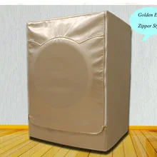 Чехол для стиральной машины, водонепроницаемый чехол, для дома, Солнцезащитная сушилка, полиэстер, плюс бархат, серебряное покрытие, автоматический ролик, пылезащитный