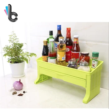 

Multifunctional Kitchen Shelf Bathroom Plastic Storage Rack Home Office Supplies